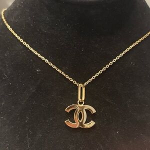 CC gold Necklace 18k stainless steel gold plated